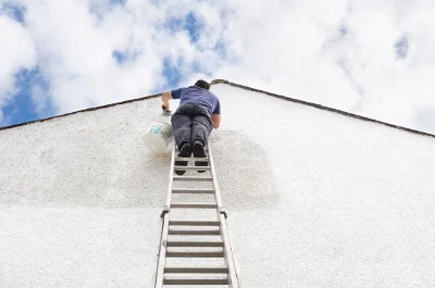 Peinture extérieure à Férolles — façades et ravalement